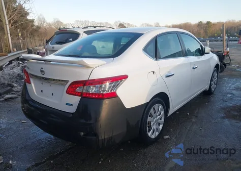 2014 Nissan Sentra S z USA, uszkodzony, nr VIN 3N1AB7AP8EL693853